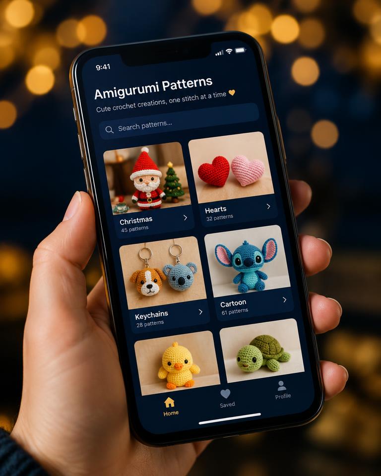 Vista previa de la App de Patrones de Amigurumi